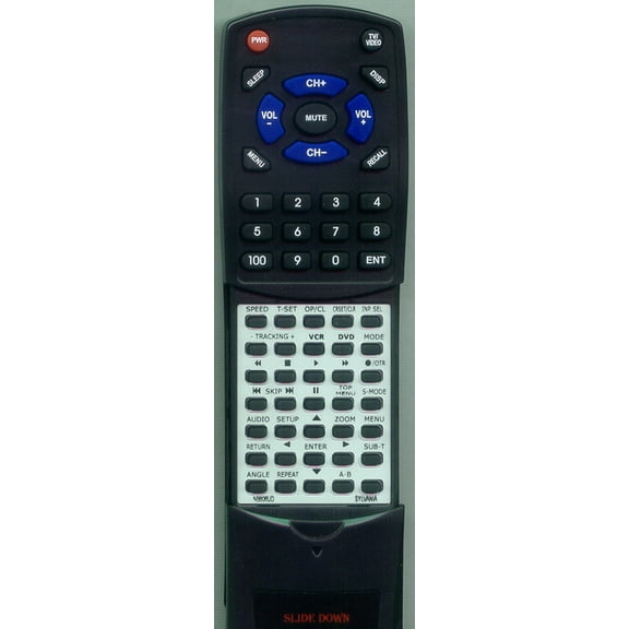 Replacement Remote for FUNAI NB606UD, NB656UD, RTNB606UD, NB606, DV220TT8