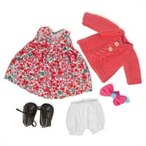BlissfulPixie Handmade Waldorf Doll Outfit - 12-inch Fashion Clothes Set
