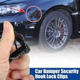 thumbnail image 2 of Unique Bargains Car Trunk Bumper Security Clips Quick Release Hook Carbon Fiber Pattern 80x28mm 2pcs, 2 of 7