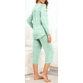 thumbnail image 4 of DreamFish Women's Pajama Sets Long Sleeve Button Down Sleepwear Nightwear Soft Pjs Lounge Sets, 4 of 5