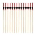 thumbnail image 2 of paquete de palillos de bambú desechables para cóctel, ideales para fiestas, banquetes, aperitivos y frutas (aproximadamente 100 unidades)., 2 of 8