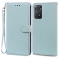 thumbnail image 1 of Note 11 Case For Xiaomi Redmi Note 11 11S Case Leather Wallet Flip Case For Redmi Note 11 Pro Phone Cases Note 11S Cover Fundas Light Blue -Strap Note 11, 1 of 6