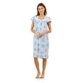 thumbnail image 2 of Casual Nights Women's Lace Short Sleeve Nightgown, 2 of 2