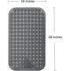 thumbnail image 5 of Gray Alfombrilla para bañera, alfombrilla para ducha, alfombrillas antideslizantes para bañera con ventosas, alfombrilla de baño para bañera, alfombrillas de baño de 28 "X 16", la, 5 of 5