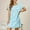 Sky Blue, variant on SNOWSONG Nightgowns for Women, Nighties for Women Cotton Nightdress Sleep Tee Short Sleeves Print Nightshirt Soft Sleepwear Sky Blue M