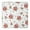 White-17, variant on Square Tablecloth with Elastic Edges 36 * 36 Inch Pioneer Waterproof Floral Table Cover Washable Indoor and Outdoor for Party Kitchen Dinner Banquet Patio Picnic