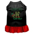 thumbnail image 6 of Christmas Pet Dog  Cat Dress Rhinestone, "Santa's Elf", 6 of 11