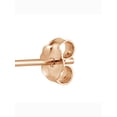thumbnail image 2 of 18K Rose Gold Over Sterling Silver Heart CZ Morganite Stud Earrings, 2 of 4