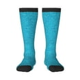 thumbnail image 2 of Lsque Blue Glitter Printed Crew Socks Men's Women's LightWeight Thin Casual Calf Socks ,Knee High Socks,Cotton Socks, 2 of 9