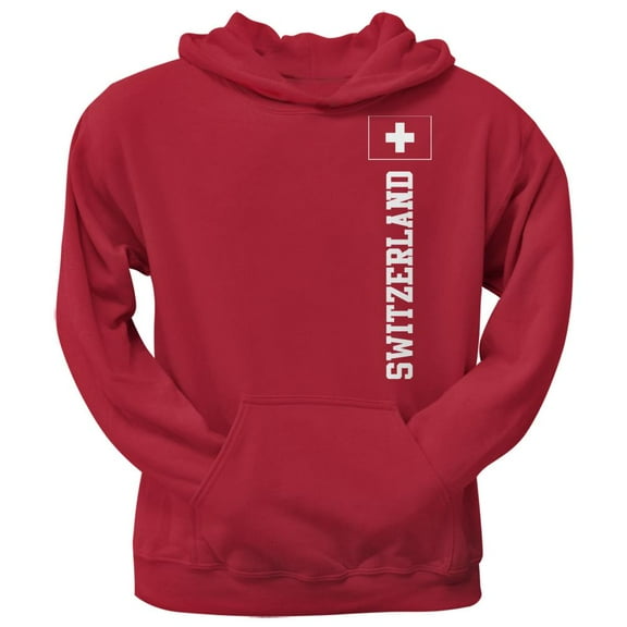 World Cup Switzerland Red Adult Pullover Hoodie - Large