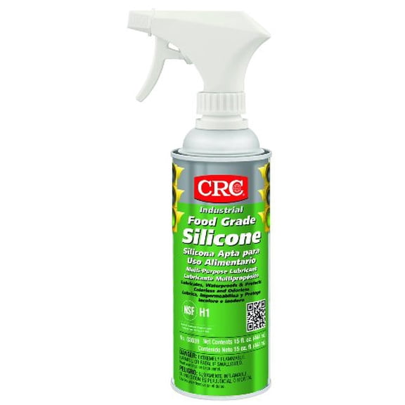 Multi-Purpose Food Grade Silicone Lubricant, H1 Food Grade, -40 to 400 Degree F, 16 Oz Non Aerosol