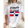 thumbnail image 1 of T-Shirt à Imprimé Drapeau Patriotique pour Femmes - Col Rond Décontracté, Manches Courtes, Mélange de Polyester Extensible, Lavable en Machine - Parfait pour la Fête de l'Indépendance et les Tenues Décontractées, Fête des Pères, Fête des Mères, Nouvel An, 1 of 7