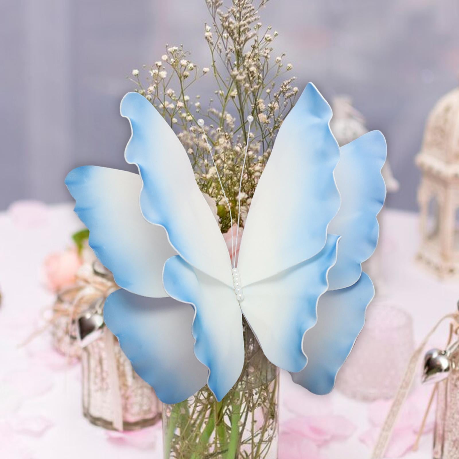 Abbraccia Fake Butterfly Artificial Butterfly Decoration 50cm Fashion  Photography Props Butterfly Mariage Decor for Wedding Decorations Blue -  Walmart Business Supplies, image size:1600x1600