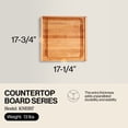 thumbnail image 2 of John Boos Planche à Découper en Bois Réversible de Comptoir avec Rainure à Jus, Érable, 2 of 10