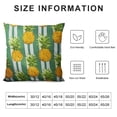 thumbnail image 5 of HENGT Hello Summer Pineapple Pillow Cover Hot Pink Flamingo Tropical Leaf Pillowcases Jungle Flower Decorative Pillow Cases for Outdoor Indoor Home Bedroom Sofa, 5 of 5