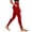 Red, variant on GJSYRH Women High Waist Workout Leggings with Pockets Comfortable Stretchy Athletic Running Yoga Pants for Women Purple XXL