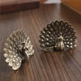 thumbnail image 2 of PatungKu Peacocks Decors Figurines Brass Statue Peacocks Decorative Objects for Living Room,Bookshelf,Side Table Decorations, 2 of 7