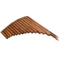 thumbnail image 3 of Flauta De Pan 15 Pipe G Key Pan Flute Bamboo Panpipes Instrumento musical de viento de madera chino Likrtyny Para Estrenar, 3 of 9