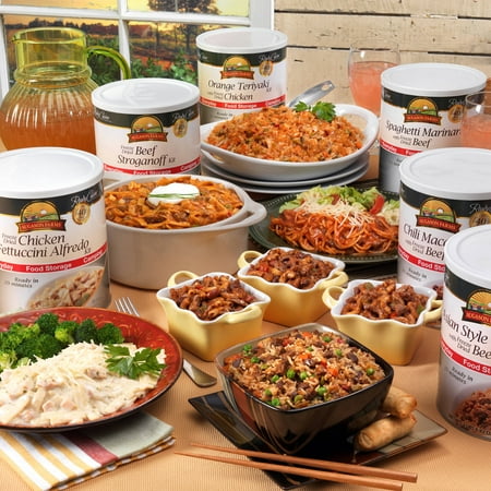 Augason Farms Simply Meal Pack Emergency Food Storage 18 Can Kit