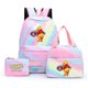 thumbnail image 1 of 3pcs Disney Winnie the Pooh Colorful Backpack with Lunch Bag Rucksack Casual School Bags for Student Teenagers Sets, 1 of 4