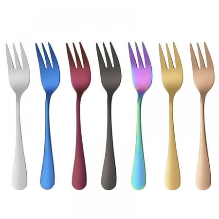 

Durable Appetizer Fork Comfortable Use Feeling with Vacuum Electroplating Technology