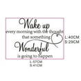 thumbnail image 4 of CCOCC Wall Paper,Self-Adhesive Wall Decal,No Mess Positive Message Bedroom Wall Decor,Style2, 4 of 4