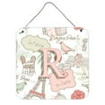 thumbnail image 5 of Carolines Treasures CJ2002-JDS66 Letter J Love In Paris Pink Wall and Door Hanging Prints, 5 of 7