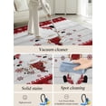 thumbnail image 5 of Christmas Winter Area Rug for Bedroom 2.7x5 Ft Holiday Xmas Dwarf Snowflake Super Soft fuzzy Throw Rug Non-Slip Fluffy Plush Indoor Floor Carpet for Living Room Nursery Home Decor, 5 of 8