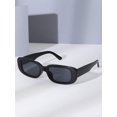 thumbnail image 3 of Women's Minimalist Square Metal Hinge Sunglasses for Daily Wear, Travel & Beach, 3 of 8