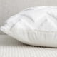 thumbnail image 4 of White Set of 2 Cushion Covers Made of Artificial Wool and Velvet, Soft Plush Decorative Pillow Case with Wave Pattern, 45x45CM, 4 of 5