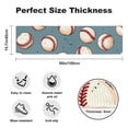 thumbnail image 2 of Baseball Kitchen Mats Runner Rug Rectangular 15.7"x59" Washable Absorbent, 2 of 6