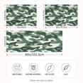 thumbnail image 2 of Yayeee Pillowcase King Size Set of 2 Satin Wrinkle Resistant Envelope Pillow Case, Light Green Camouflage Design, 2 of 8