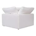 thumbnail image 4 of Armen Living Clay Corner Chair Livesmart Fabric-Color:White, 4 of 8