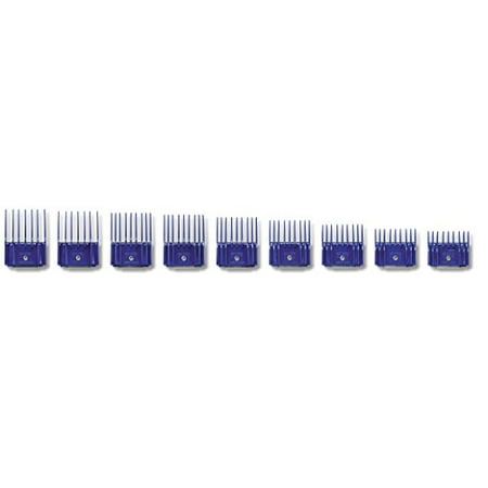 Andis Small Pet Clipper Combs, 9 Piece Set
