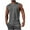 Gray, variant on JIUKE Mens Workout Tank Tops Sleeveless Cut off T-Shirts Crewneck Solid Color Loose Muscle Tees Shirt