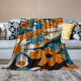 thumbnail image 2 of Orinice Flowers Warm Lightweight Blanket Soft Fleece Blankets All Seasons Decor Cow Gifts 60x80in, 2 of 6
