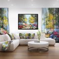 thumbnail image 3 of Designart - Forêt d'Été avec Fleurs - Impression d'Art Paysager sur Toile Encadrée, 3 of 4