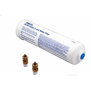 Watts Inline Water Filter 20,000 gallon Capacity- Inline Filter for refrigerator, Ice Maker, Under Sink, and Reduces Bad Taste, Odors, Chlorine and Sediment in Drinking Water