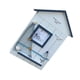 thumbnail image 4 of Soporte de llaves Caja de diseño de casa montada en la pared Colgante de pared Colgador de almacenamiento de llaves Estuche de madera, parte superior azul, faro Eigraketly HA8882-05B, 4 of 6