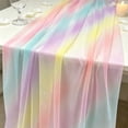 thumbnail image 5 of PBAZIH Gradient Sheer Mesh Table Runner for Party Decor Elegant Polyester and Spandex Tablecloth for Weddings, Showers, and Home Dining Versatile and Reusable Table Decoration, 5 of 6
