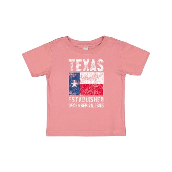 Inktastic Established December 29, 1845 Texas Flag Boys or Girls Baby T-Shirt