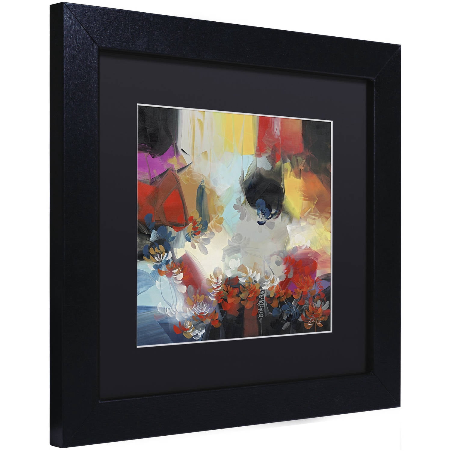 Trademark Fine Art "Spectrum" Canvas Art by Masters Fine Art, Black Matte, Black Frame