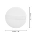 thumbnail image 2 of Unique Bargains 1 Pc Round Makeup Puff for Travel Daily Use [2.36"x0.47"] White, 2 of 4