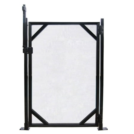 Photo 1 of  WaterWarden 5’ Pool Gate, Pool Fence Gate - 30” Wide, Self-Closing and Removable Pool Door, Coordinates with 5’x12’ Outdoor Child Safety In-Ground Pool Fencing, Easy DIY Installation 30 x 0.01 x 60 inches

