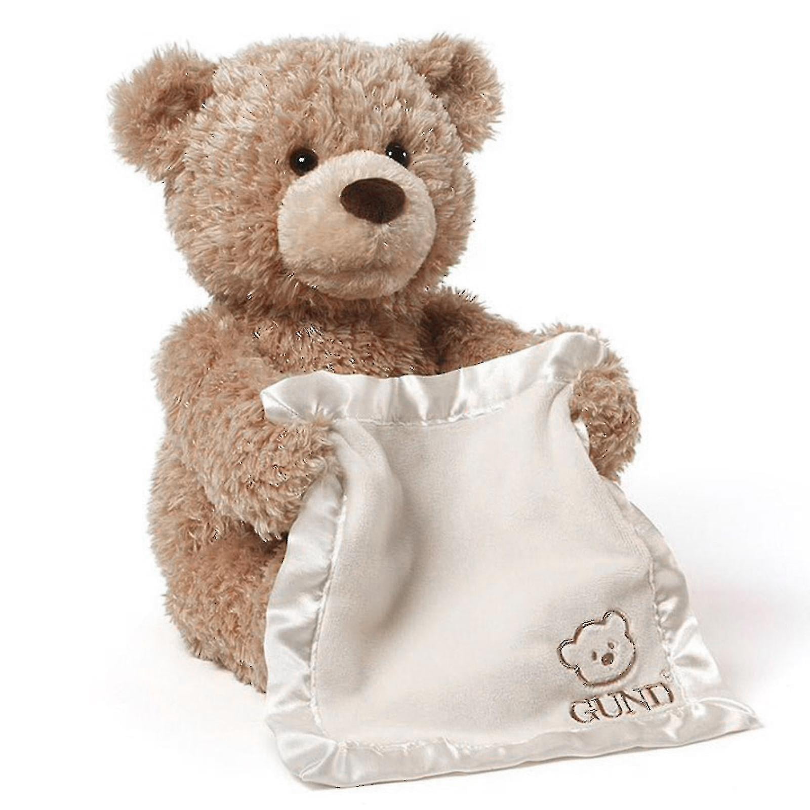 teenager Gund Peek A Boo Bear With Blanket Interactive Toy Stuffed Animal new Vinsniv Walmart