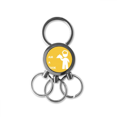 thumbnail image 1 of Cocinero M. Llavero de metal de acero inoxidable Llavero Anillo de cadena Llavero, 1 of 3