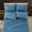 Blue, variant on Luxury 6 Piece Bed Sheet Set 1800 Series Ultra Soft Deep Pocket Plain Sheets Set