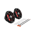 thumbnail image 5 of Rockford Fosgate M2-65B Color Optix 6.5” 2-Way Coaxial Multicolor LED Lighted Marine Speakers - Black / Stainless (Pair), 5 of 6