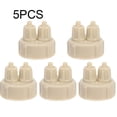 thumbnail image 1 of 5Pcs Aquarium Co2 Generator Bottle Cap Fish Tank Diy Air Diffuser Valve Guage, 1 of 9