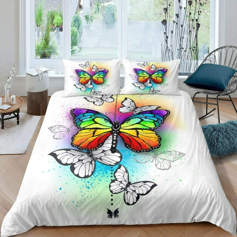 Butterfly Duvet Cover Butterfly Twin Comforter Set Butterfly Duvet